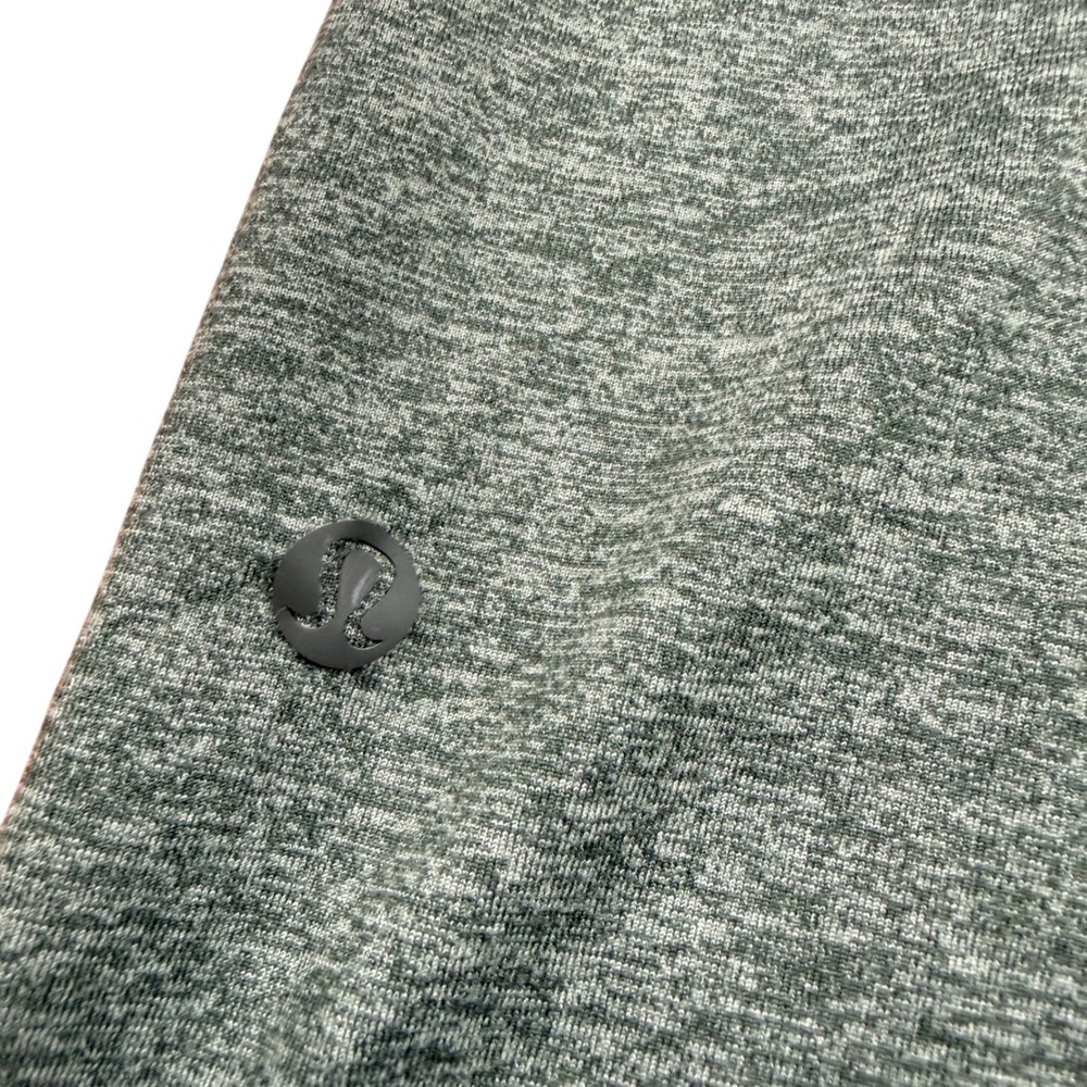 Lululemon Mens Long Sleeve Athletic Shirt Green Heather Size Medium - Picture 4 of 7
